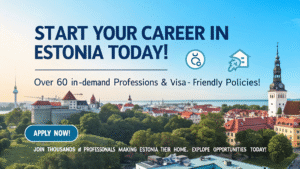 Read more about the article Top 23 In-Demand Jobs for Foreigners in Estonia – The EU’s Easiest Work Visa Destination