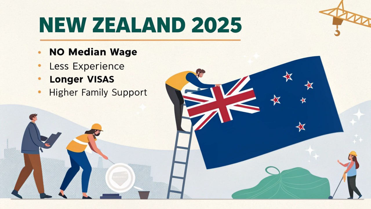 Read more about the article New Zealand Accredited Employer Work Visa (AEWV) Phase 2 Changes