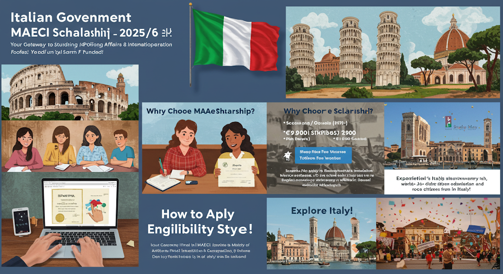 Read more about the article Italian Government MAECI Scholarship 2025/26 – Fully Funded Study in Italy