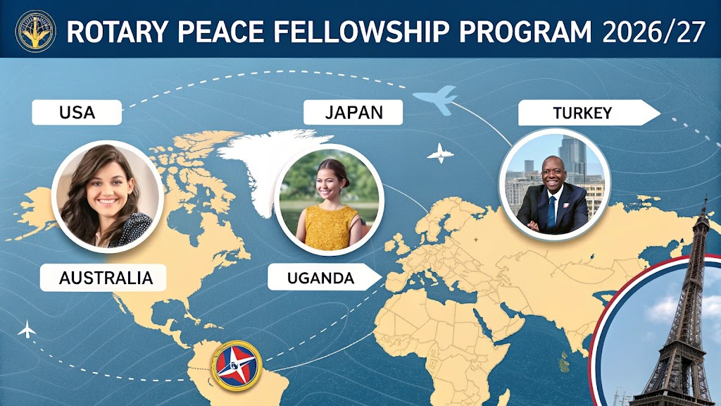 Read more about the article Fully Funded Rotary Peace Fellowship Program 2026/27