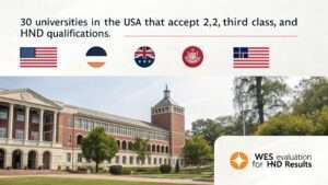 Read more about the article 30 Universities in the USA That Accept 2:2, 3rd Class, and HND