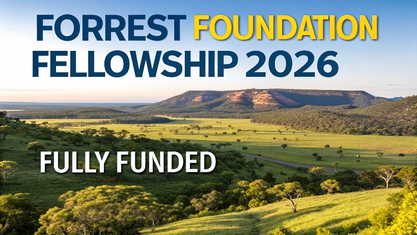 You are currently viewing Forrest Foundation Fellowship 2026 in Australia (Fully Funded)