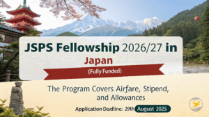 Read more about the article JSPS Fellowship 2026/27: Fully Funded Research Opportunity in Japan