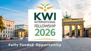 Read more about the article KWI International Fellowship 2026: Fully Funded Opportunity in Germany