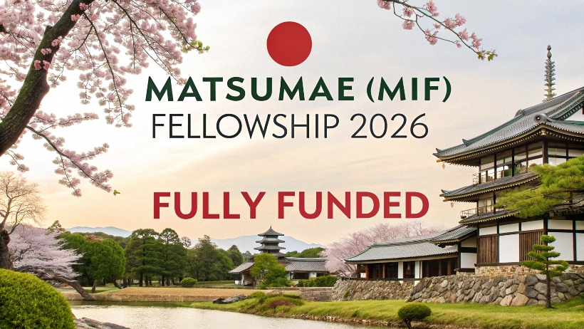 You are currently viewing Matsumae (MIF) Fellowship 2026 in Japan (Fully Funded)