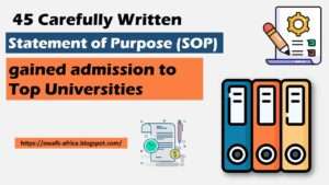 Read more about the article 45 Carefully Written Statement of Purpose (SOP) that gained admission to Top Universities