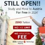 Study and Move to AUSTRIA FOR FREE In 2026! No Tuition, No Age limit, ISTA Institute Austria.
