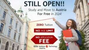 Read more about the article Study and Move to AUSTRIA FOR FREE In 2026! No Tuition, No Age limit, ISTA Institute Austria.