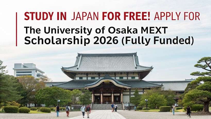 Read more about the article Study in Japan for Free! Apply for the University of Osaka MEXT Scholarship 2026 (Fully Funded)
