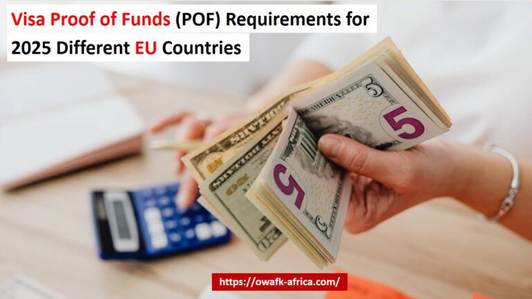 Visa Proof of Funds (POF) Requirements for 2025
