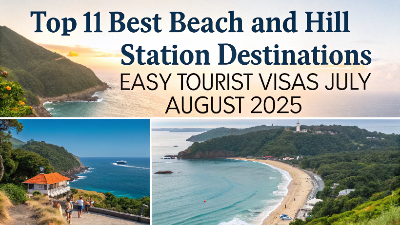 You are currently viewing 11 Best Beach & Hill Station Countries With Easy Tourist Visas for July–August 2025