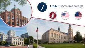 Read more about the article 7 Tuition-Free Colleges in the USA You Should Know About (No IELTS for Some!)