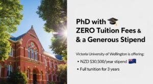 Read more about the article Fully Funded PhD in New Zealand! Wellington Doctoral Scholarship