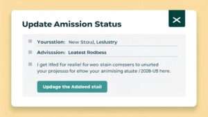 Read more about the article A simple email to request your admission status update