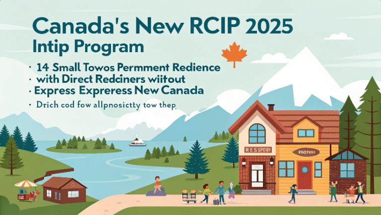 Canada’s New RCIP 2025: 14 Small Towns Offering Direct Permanent Residency – No Express Entry Needed!