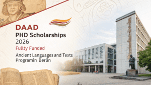Read more about the article DAAD PhD Scholarships 2026 Fully Funded Ancient Languages