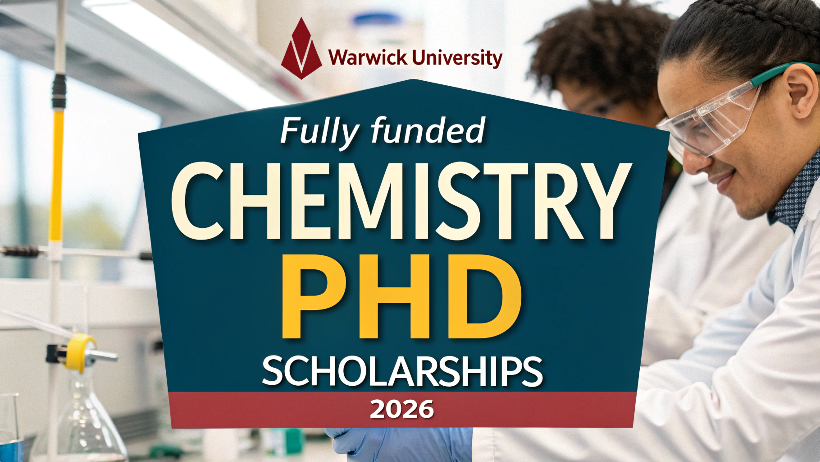 Read more about the article Fully Funded Chemistry PhD Scholarships at Warwick University
