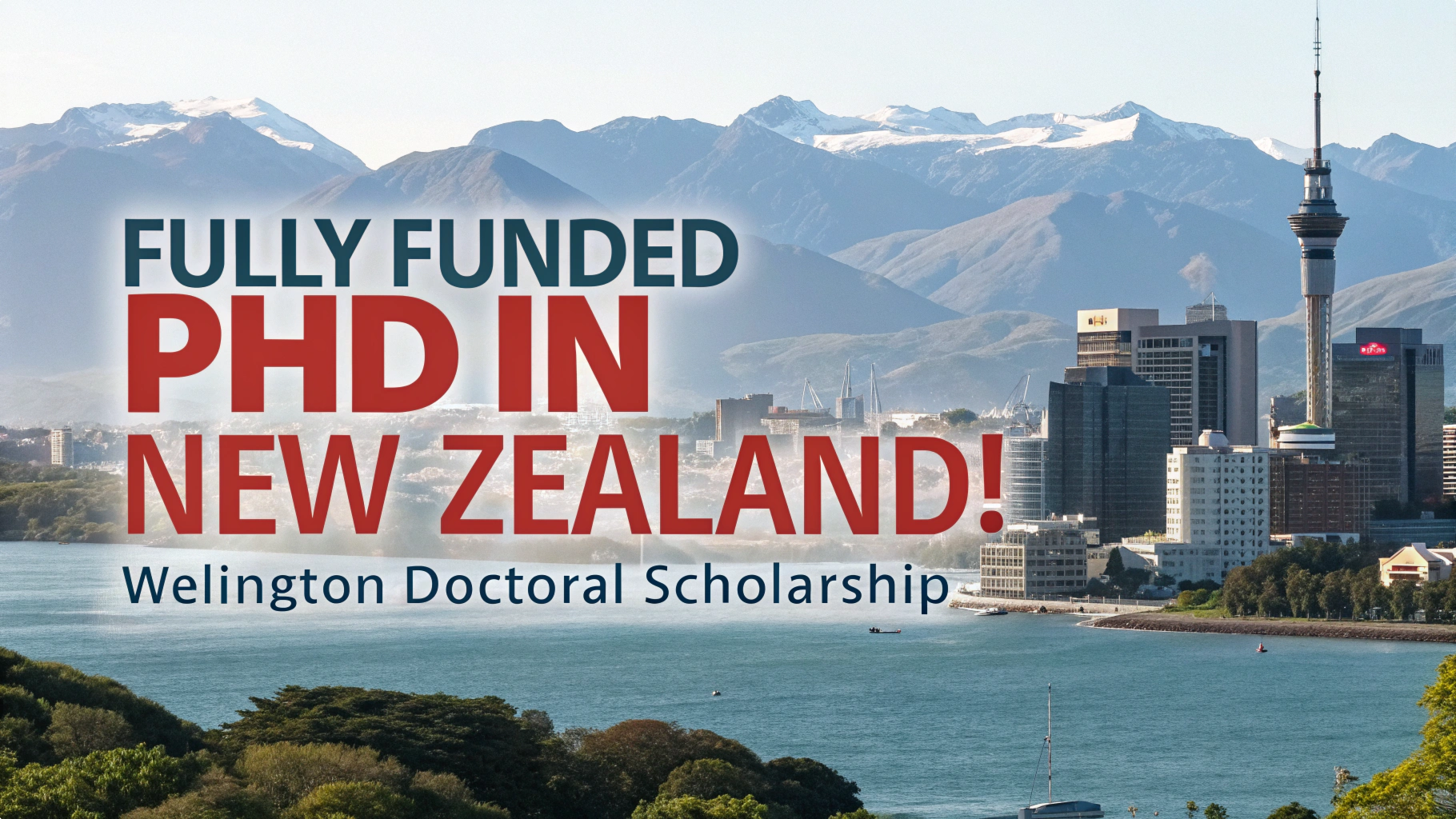 Read more about the article Fully Funded PhD in New Zealand! Wellington Doctoral Scholarship