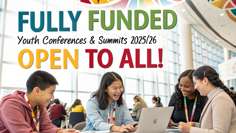 Read more about the article List of Fully Funded  Conferences and Youth Summits in 2025/26