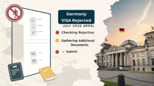 Read more about the article Germany Visa Rejected? Here’s What to Do Next (July 2025 Appeal Policy Explained)