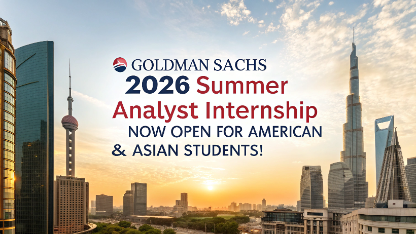 You are currently viewing Goldman Sachs 2026 Summer Analyst Internship