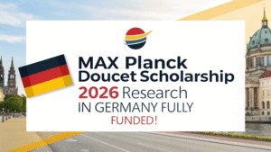 Read more about the article Max Planck Doucet Scholarship 2026 in Germany (Fully Funded)