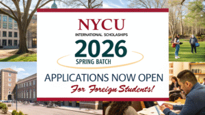 Read more about the article NYCU International Scholarships 2026 Spring Batch