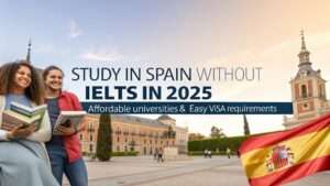 Read more about the article Study in Spain Without IELTS in 2025 – Affordable Universities & Easy Visa Requirements