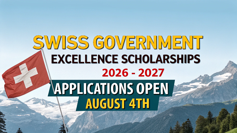 Read more about the article Swiss Government Excellence Scholarships 2026–2027 — Applications Open August 4th!