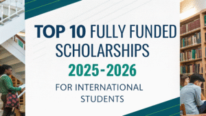 Read more about the article Top 10 Fully Funded Scholarships 2025-2026 for International Students