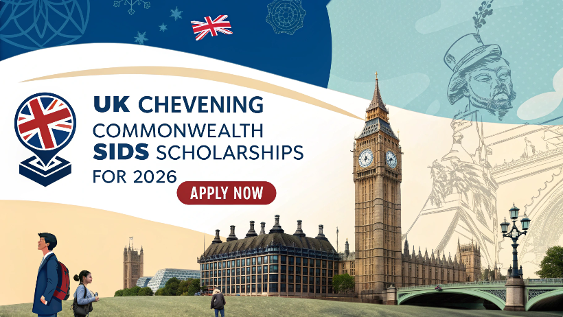 You are currently viewing UK Chevening & Commonwealth SIDS Scholarships 2026 — Fully Funded Master’s for Small Island States!