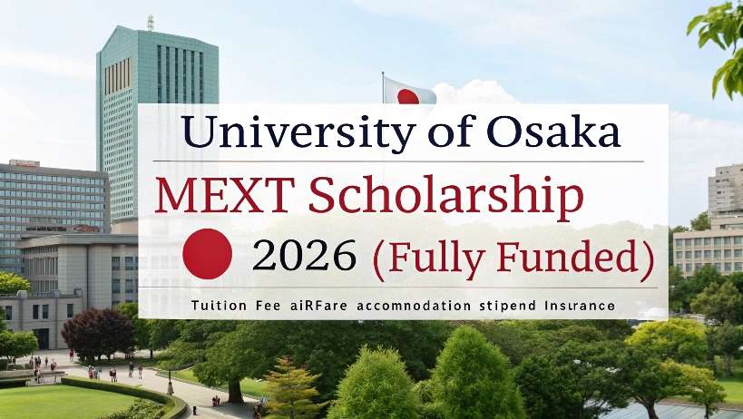 Read more about the article Study in Japan for Free! Osaka University MEXT Scholarship 2026 (Fully Funded)