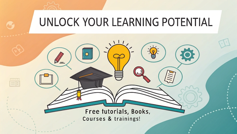 Read more about the article Unlock Your Learning Potential: Free Tutorials, Books, Courses & Trainings!