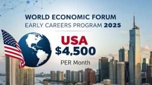 Read more about the article World Economic Forum Early Careers Program 2025 – Work in the USA & Earn $4,500/Month!