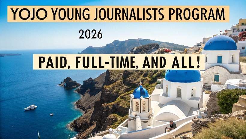 You are currently viewing YOJO Young Journalists Program 2026 in Greece — Paid, Full-Time, and Open to All!