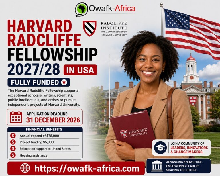 Harvard Radcliffe Fellowship