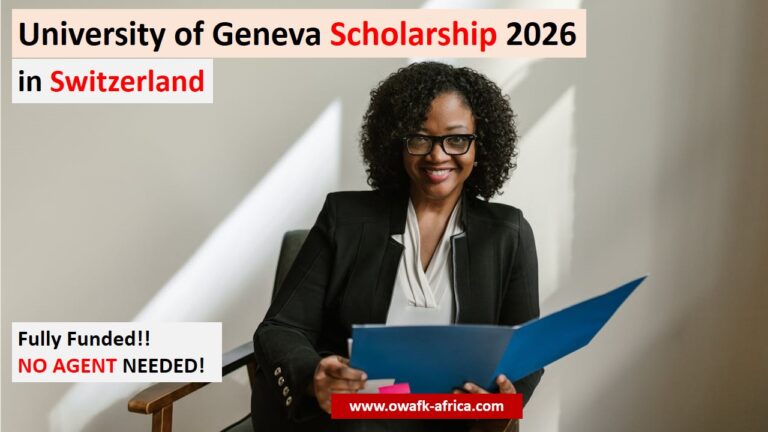 University of Geneva Scholarship 2026 in Switzerland | Fully Funded