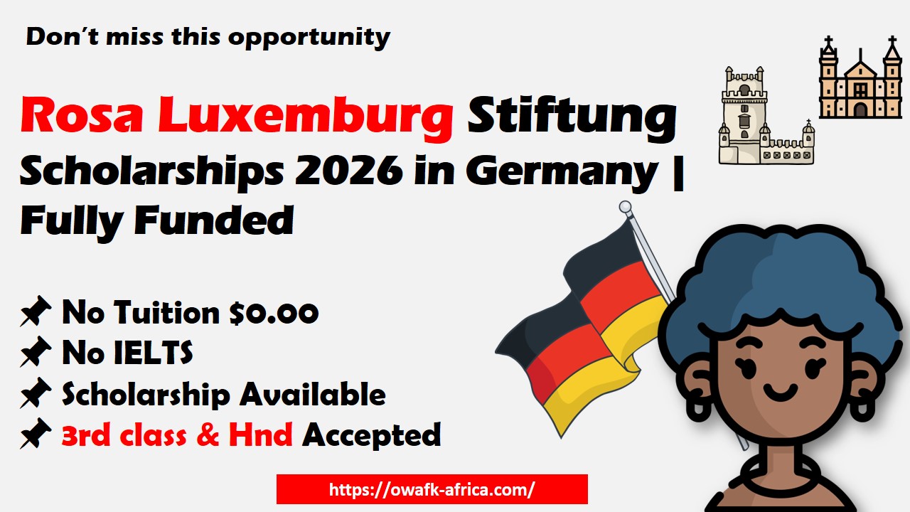 Read more about the article Rosa Luxemburg Stiftung Scholarships 2026 in Germany | Fully Funded