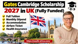 Read more about the article Gates Cambridge Scholarship 2027 in UK – Fully Funded