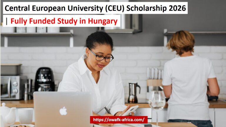 Central European University (CEU) Scholarship 2026 | Fully Funded Study in Hungary