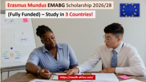 Read more about the article Erasmus Mundus EMABG Scholarship 2026/28 (Fully Funded) – Study in 3 Countries!