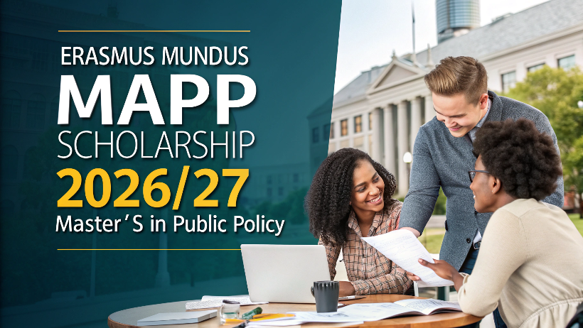 Read more about the article Erasmus Mundus MAPP Scholarship 2026/27 – Fully Funded Master’s in Public Policy