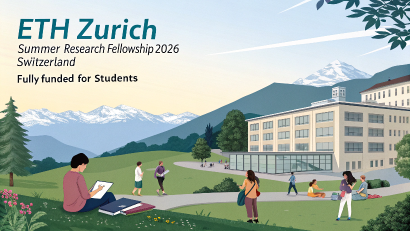 Read more about the article ETH Zurich Summer Research Fellowship 2026 in Switzerland 🇨🇭 | Fully Funded