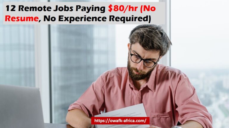 12 Remote Jobs Paying $80/hr