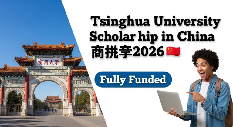 Tsinghua University Scholarship 2026 in China (Fully Funded)