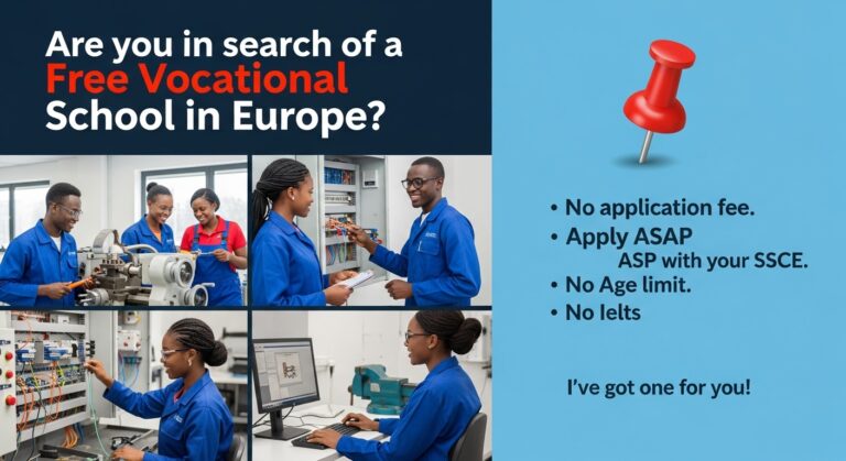Are you in search of a Free Vocational School in Europe