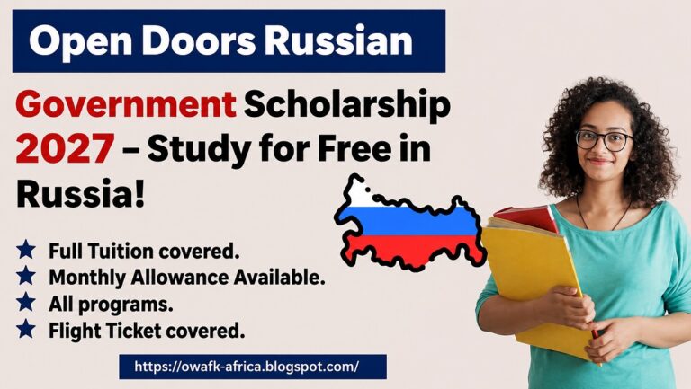 Open Doors Scholarship 2027 in Russia