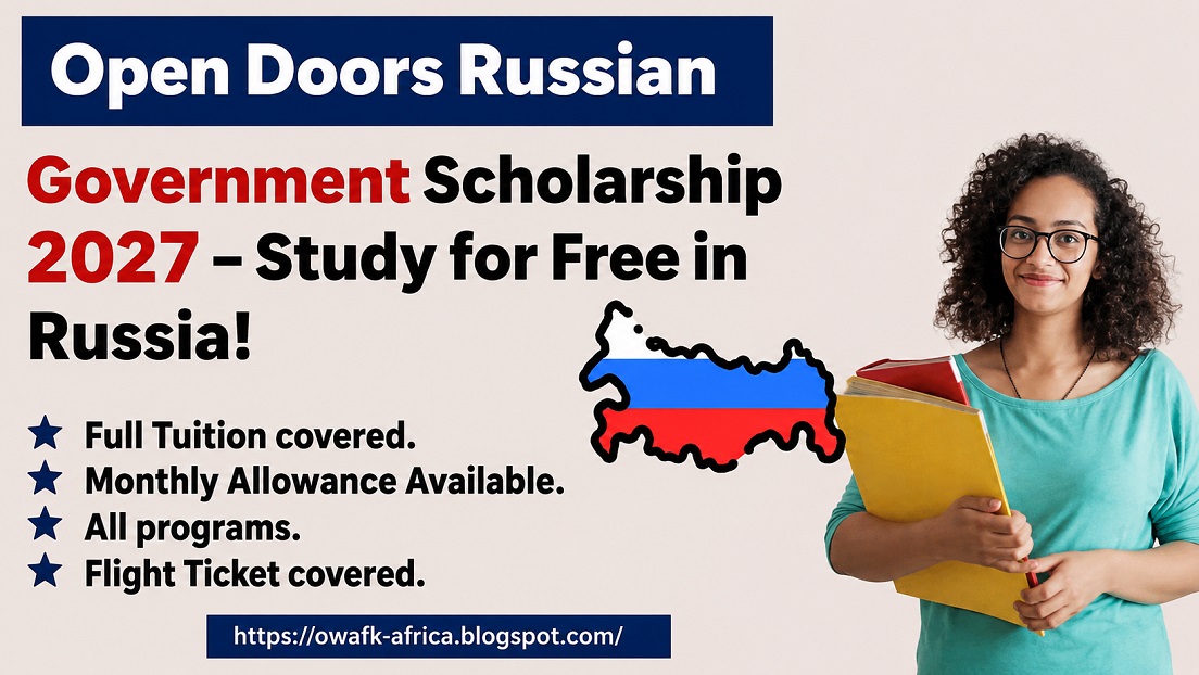 You are currently viewing Open Doors Scholarship 2027 in Russia — Fully Funded