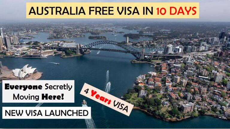Australia Free Work Visa 2025 300,000 Jobs · No IELTS · No Agent · Subclass 482 Work