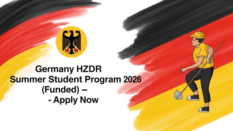 Germany HZDR Summer Student Program 2026 (Funded) – Apply Now